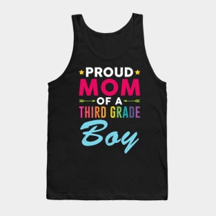 Proud Mom Of A Third grade Boy Back To School Tank Top